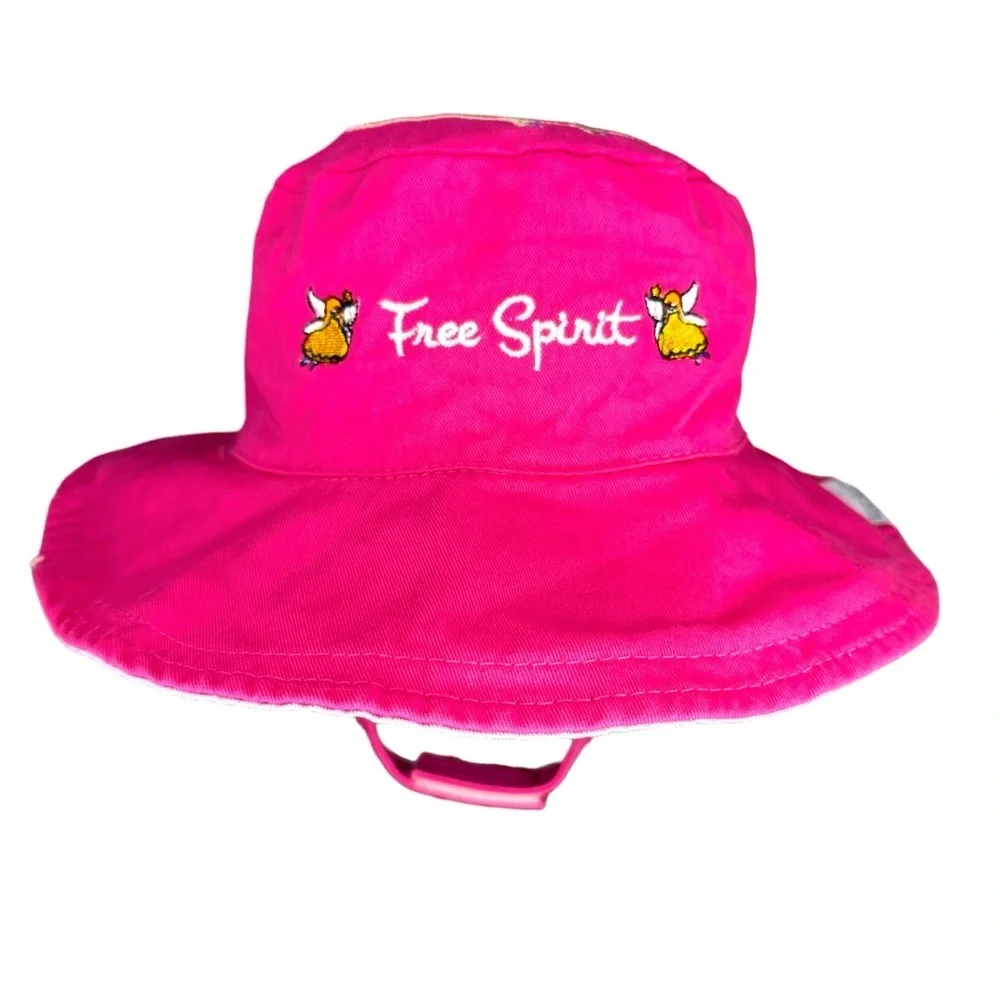 FlapJackKids Kids' Sunhat - Fairy / Unicorn Sparkle - Reversible - Size Medium
